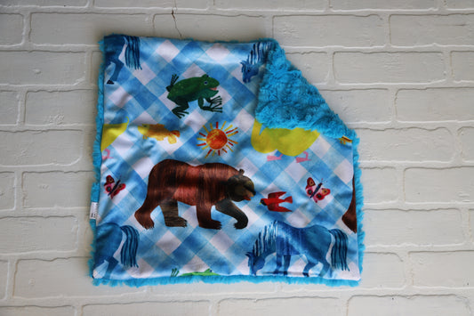 Brown Bear Lovey Blanket
