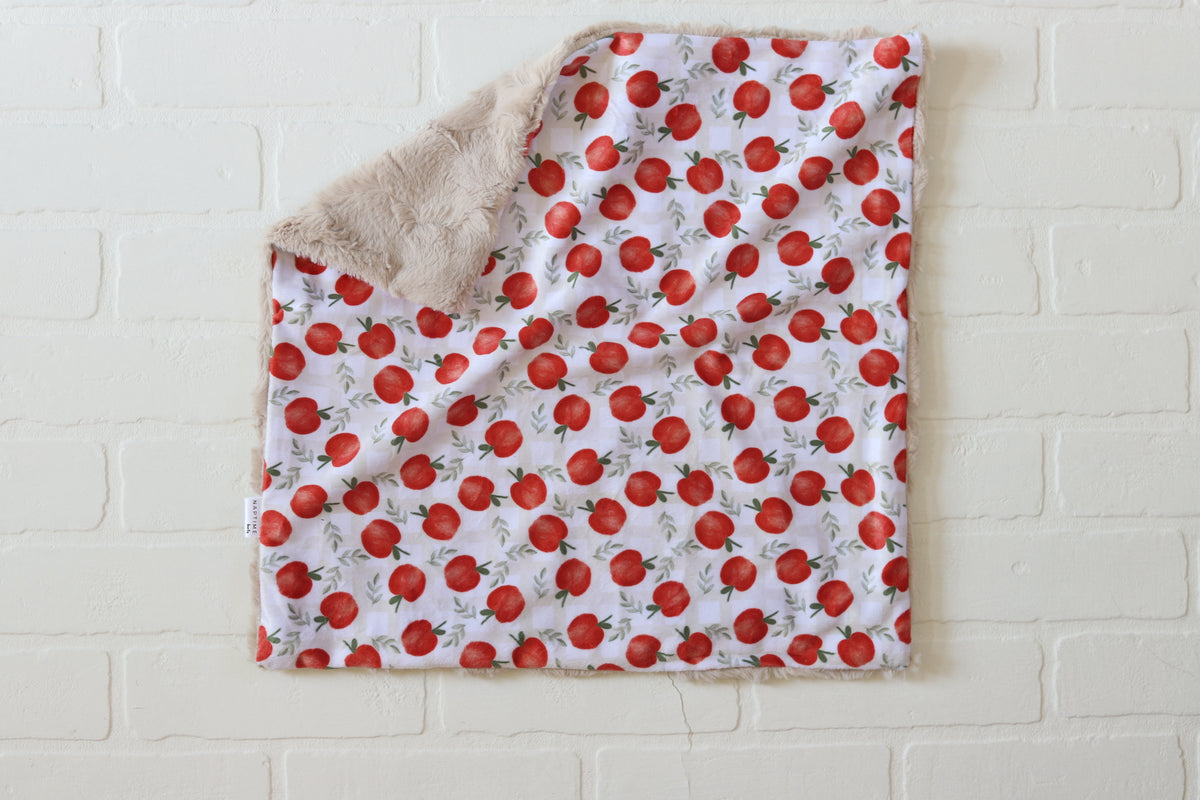 Apple Gingham Lovey Blanket