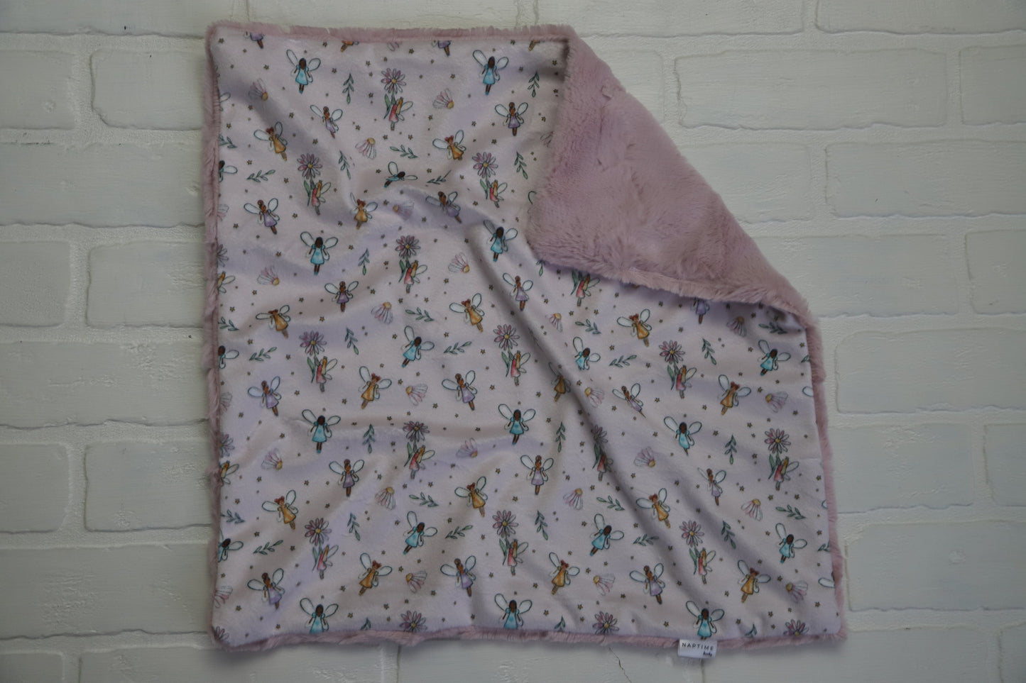 Purple Fairies Lovey Blanket