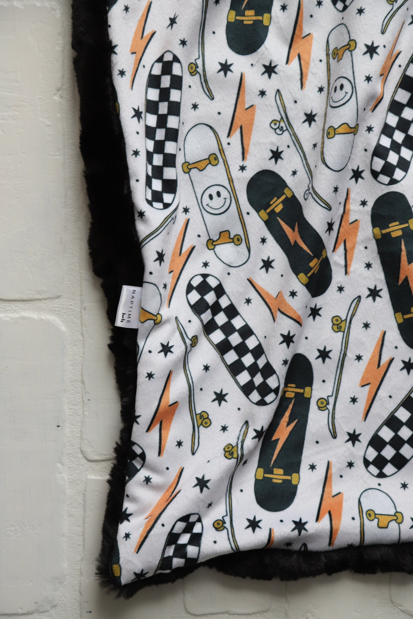 Retro Skateboard XL Lovey Blanket (larger size)