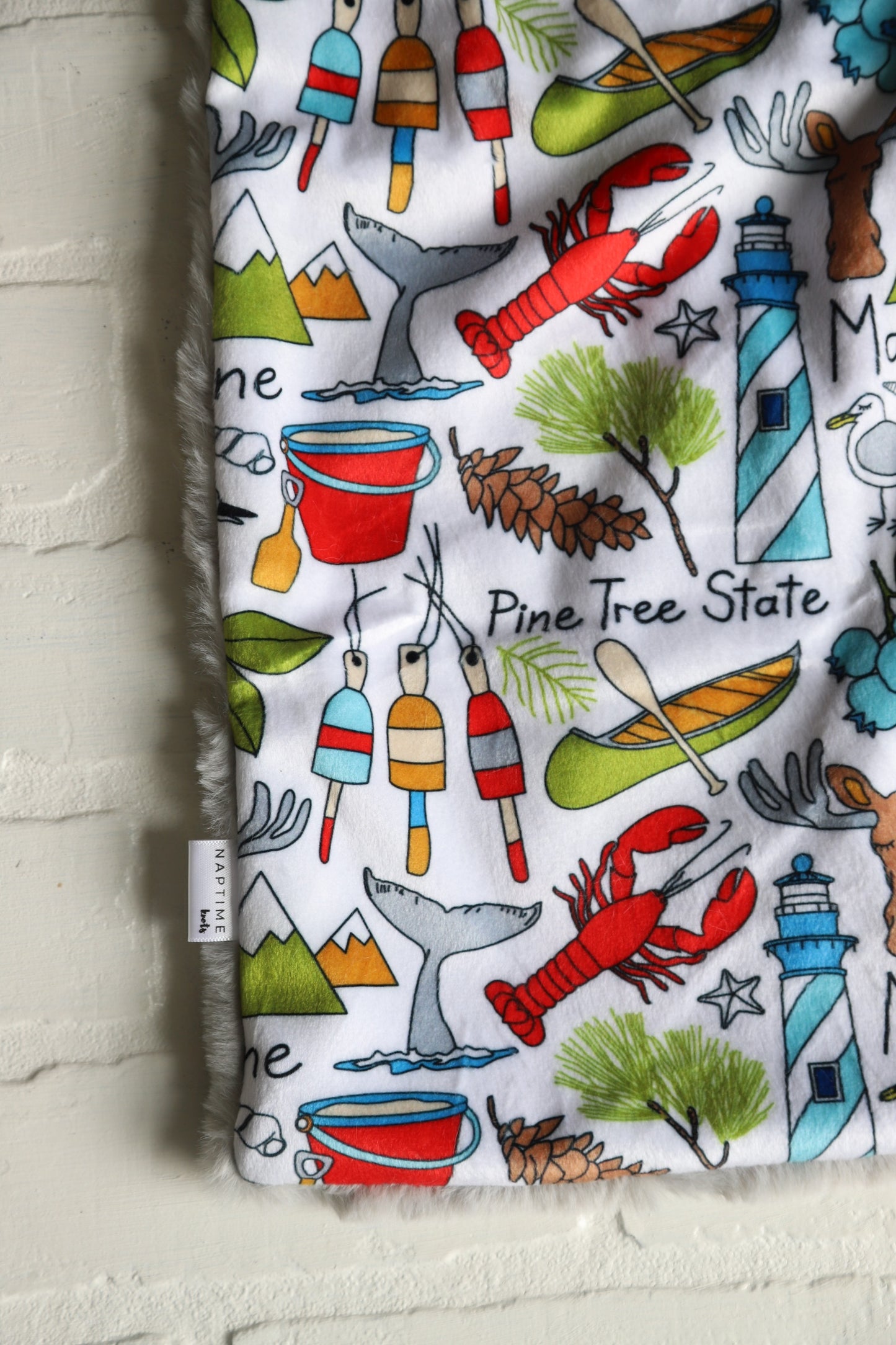 MAINE Icons Lovey Blanket