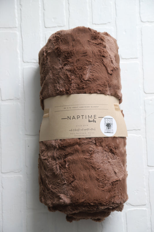 Adult Double Sided Minky Blankets