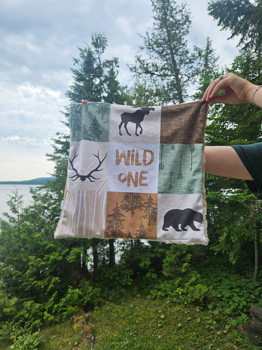 Wild One Deer Wildlife Lovey Blanket