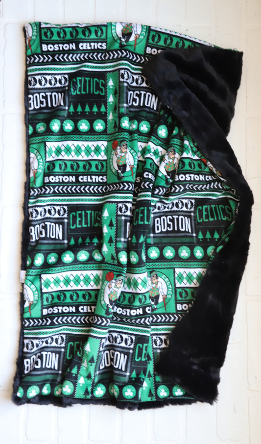 Boston Celtics XL Lovey Blanket (larger size)