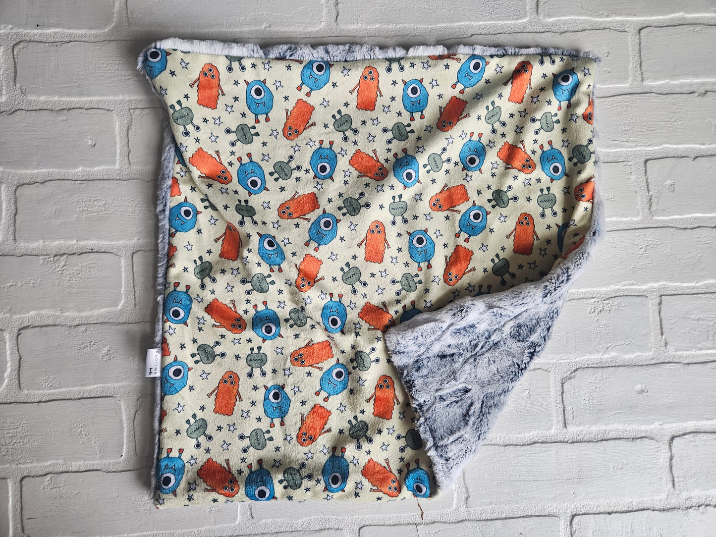 Monsters Lovey Blanket