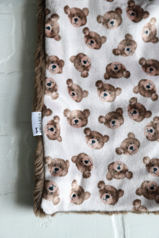 Teddy Bear Lovey Blanket
