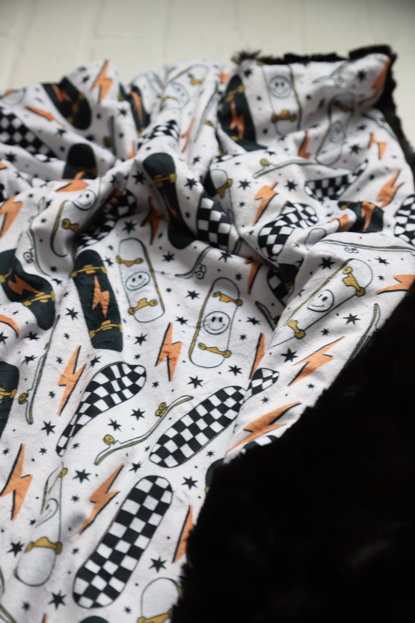 Retro Skateboard XL Lovey Blanket (larger size)