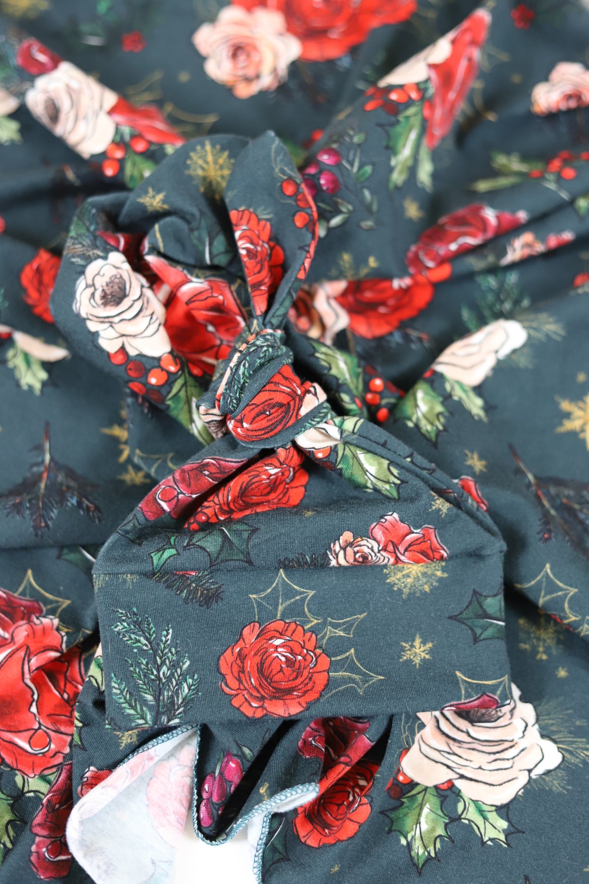 Holly Floral Hat/Swaddle Set