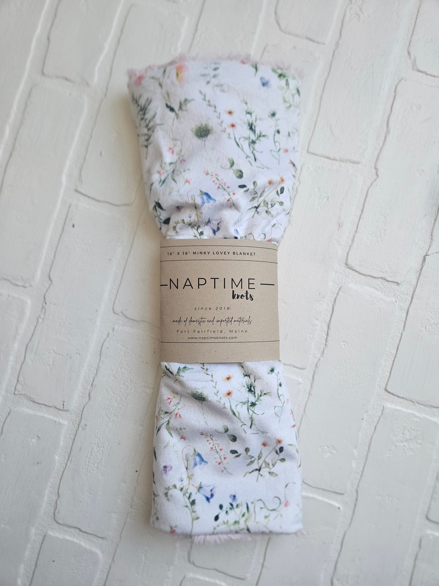 Danity Meadow Floral Lovey Blanket