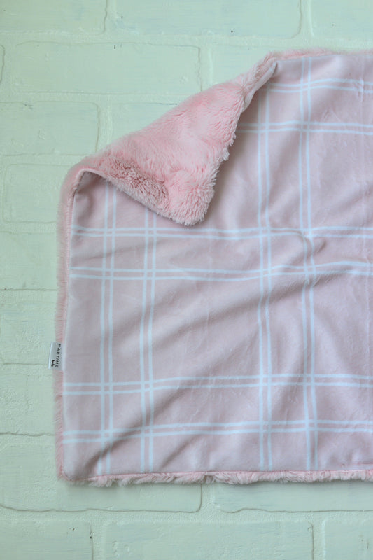 Baby Pink Plaid Lovey