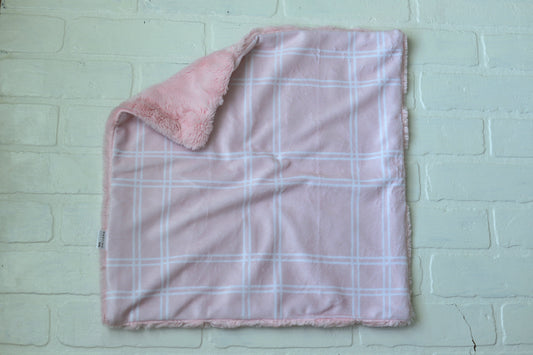 Baby Pink Plaid Lovey