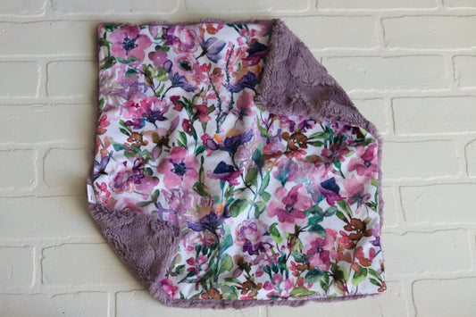 Purple Meadow Floral Lovey