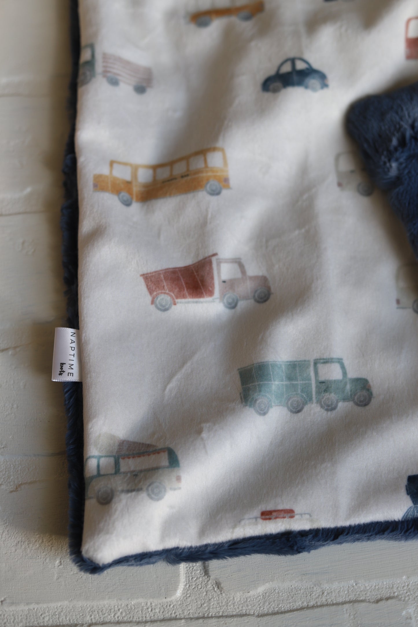 Vehicles Lovey Blanket