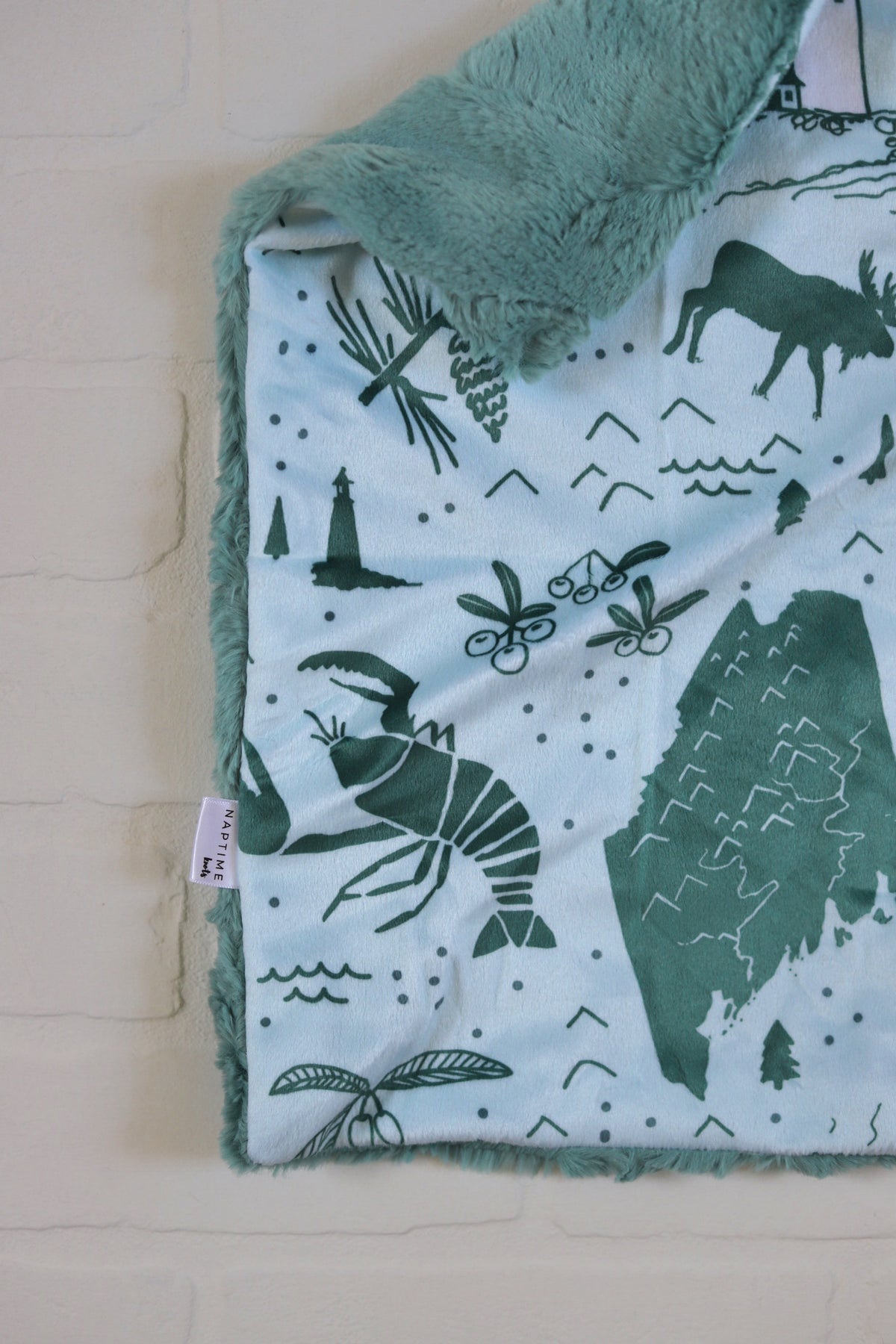 Maine Adventure Lovey Blanket