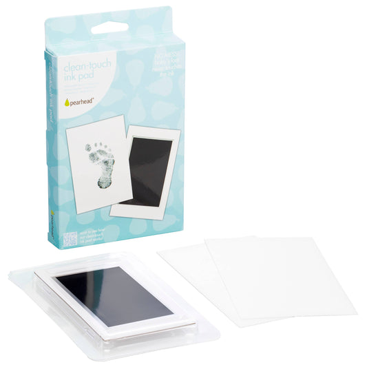 Baby Handprint or Footprint Clean-Touch Ink Pad Kit- Mess Free